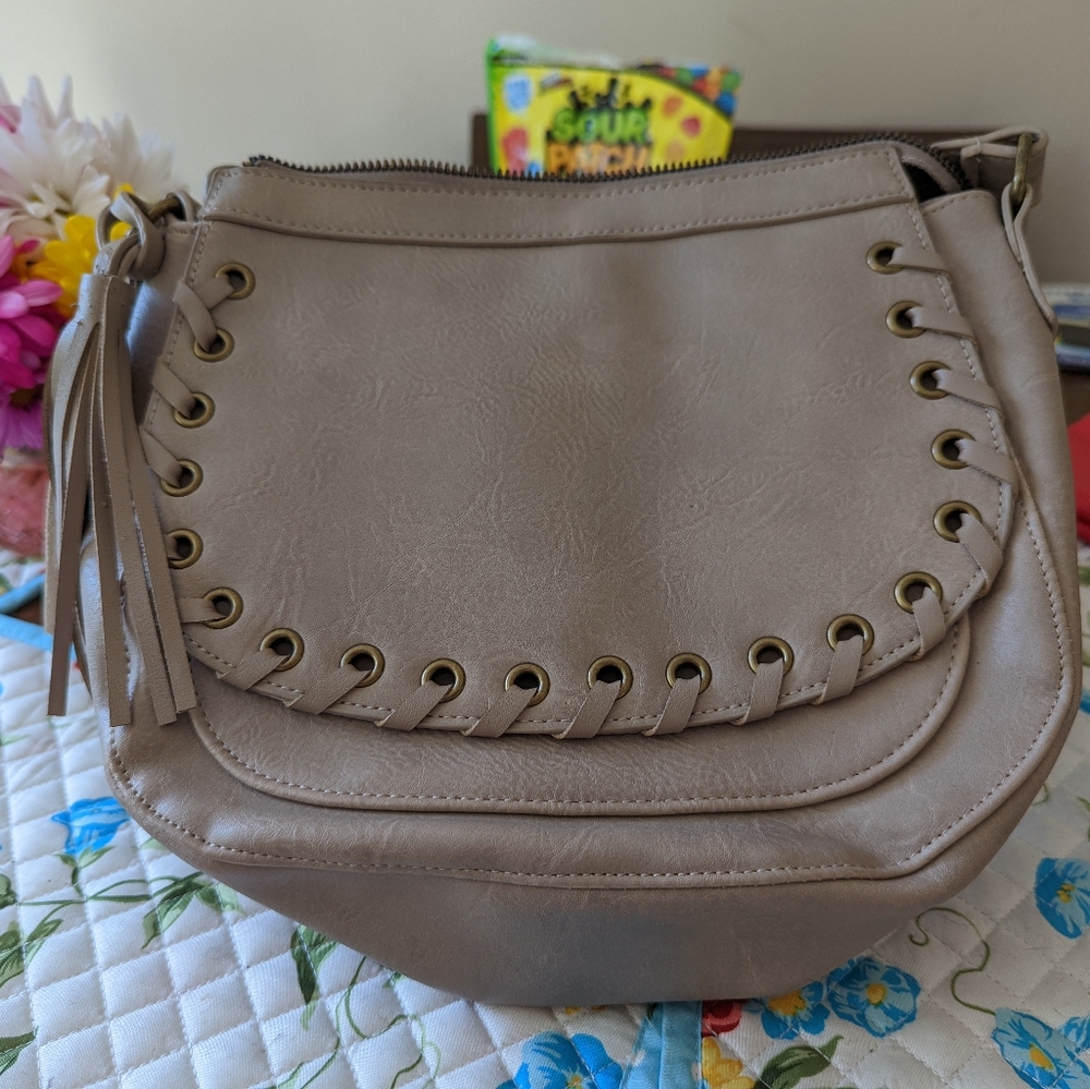 Tan purse